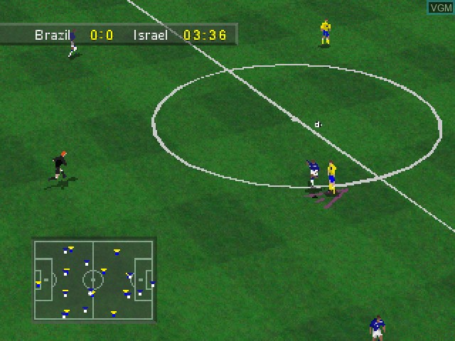 Image in-game du jeu Olympic Soccer - Atlanta 1996 sur Sony Playstation