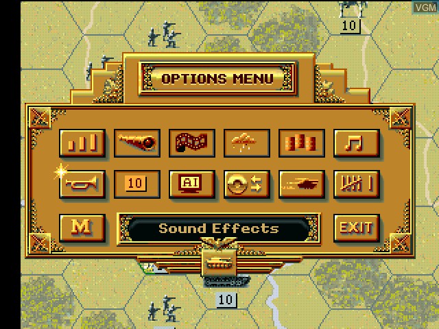 Image in-game du jeu Panzer General sur Sony Playstation