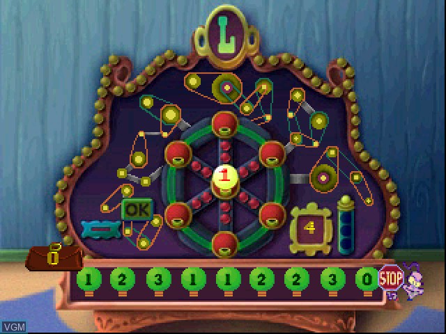 Image in-game du jeu Secret of Googol 8, The - Googol Gulch - General Store - Math Arcade sur Sony Playstation
