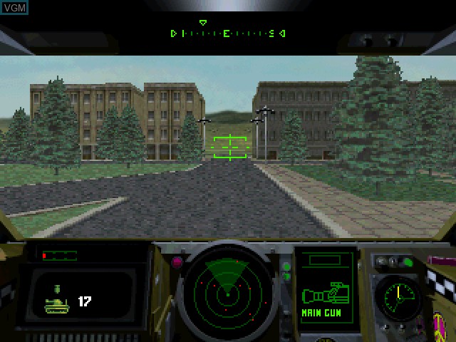 Image in-game du jeu Shellshock sur Sony Playstation