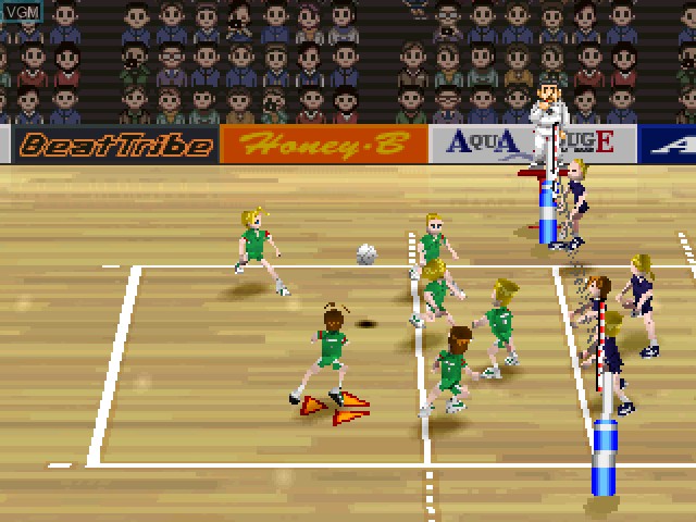 Image in-game du jeu Simple 1500 Series Vol. 54 - The Volleyball - Break Volley Plus sur Sony Playstation