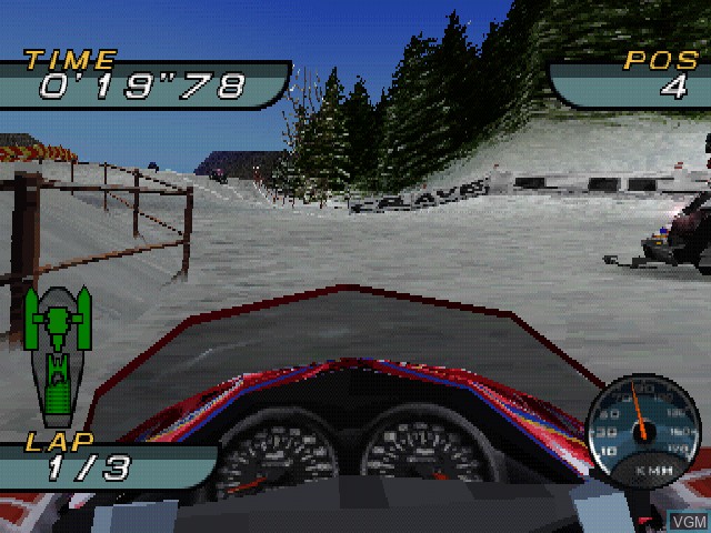 Image in-game du jeu SnoCross Championship Racing sur Sony Playstation