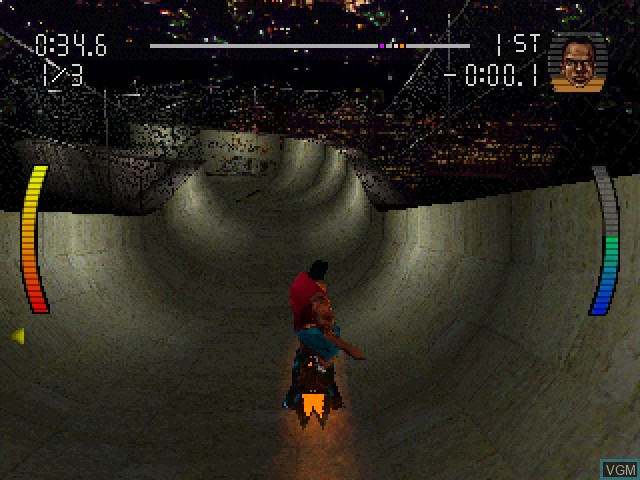 Image in-game du jeu Streak - Hoverboard Racing sur Sony Playstation