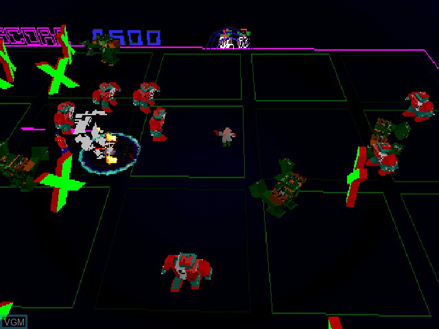 Image in-game du jeu Robotron X sur Sony Playstation