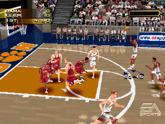 Image in-game du jeu NCAA March Madness 2000 sur Sony Playstation