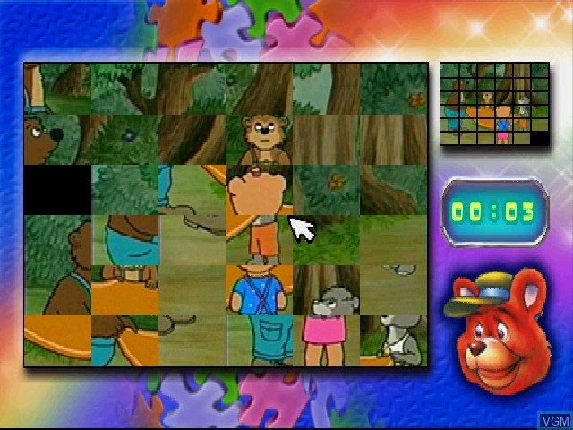 Image in-game du jeu Winky the Little Bear sur Sony Playstation