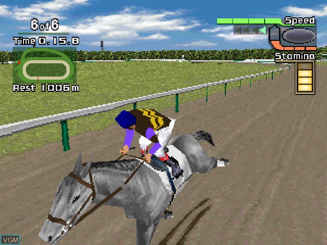 Image in-game du jeu G1 Jockey sur Sony Playstation
