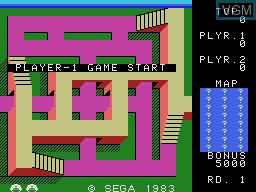 Image du menu du jeu Sindbad Mystery sur Sega SG-1000