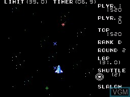 Image in-game du jeu Space Slalom sur Sega SG-1000