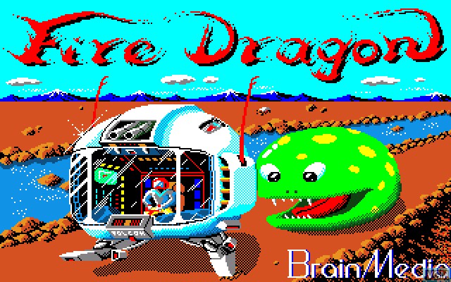 Image de l'ecran titre du jeu Fire Dragon sur Sony SMC-777