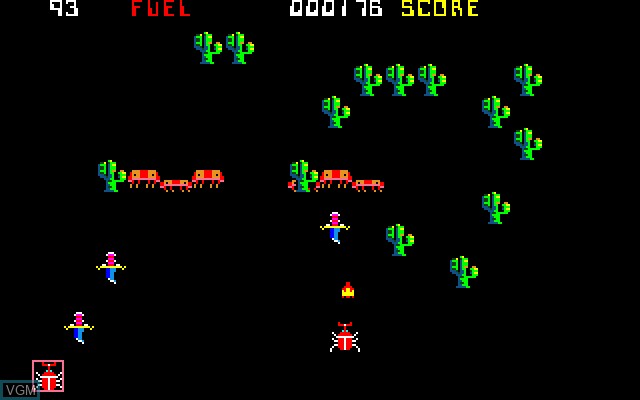 Image in-game du jeu Bug Attack sur Sony SMC-777