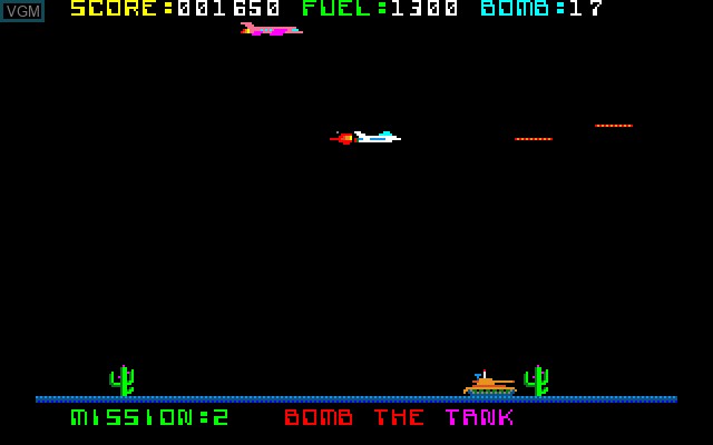 Image in-game du jeu Star Blazer sur Sony SMC-777
