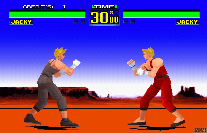 Image in-game du jeu Virtua Fighter Remix sur ST-V