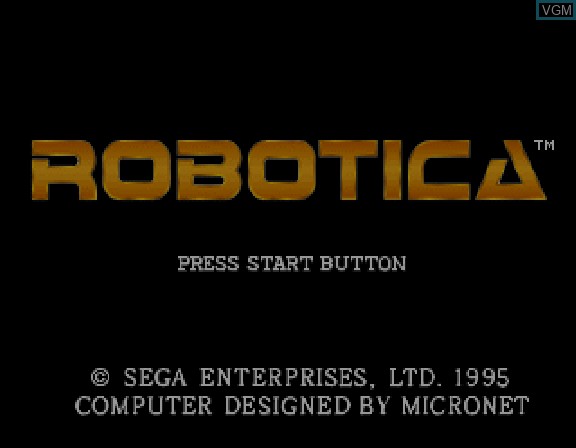 Image de l'ecran titre du jeu Robotica - Cybernation Revolt sur Sega Saturn