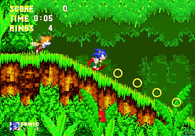 Image in-game du jeu Sonic Jam sur Sega Saturn
