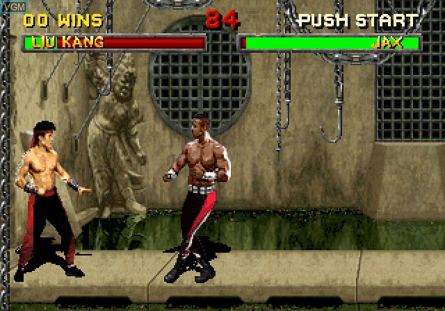 Image in-game du jeu Mortal Kombat II sur Sega Saturn