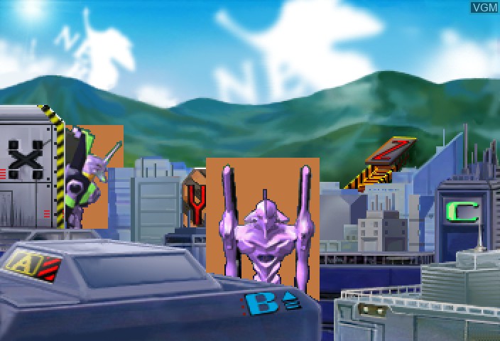 Image in-game du jeu Shinseiki Evangelion - Digital Card Library sur Sega Saturn