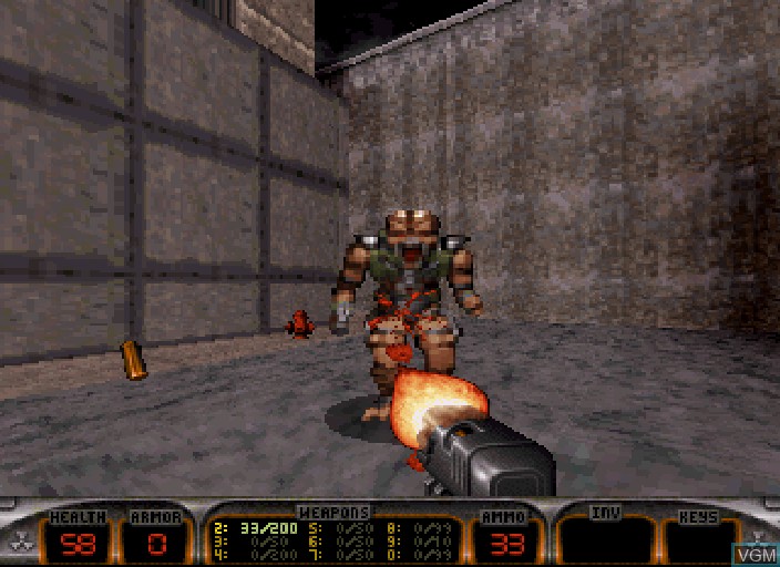 Image in-game du jeu Duke Nukem 3D sur Sega Saturn