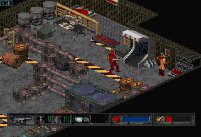 Image in-game du jeu Crusader - No Remorse sur Sega Saturn
