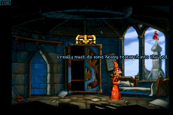 Image in-game du jeu Discworld sur Sega Saturn