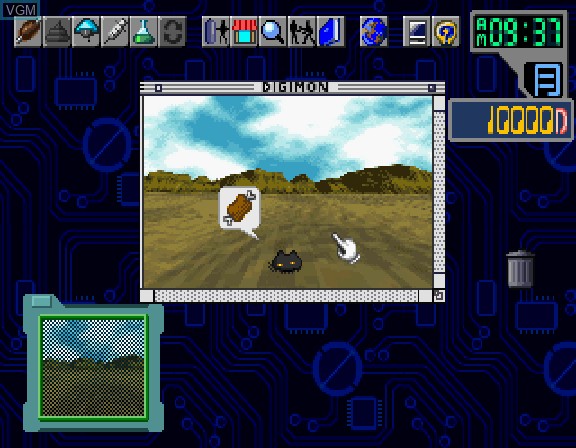 Image in-game du jeu Digital Monster Ver. S - Digimon Tamers sur Sega Saturn