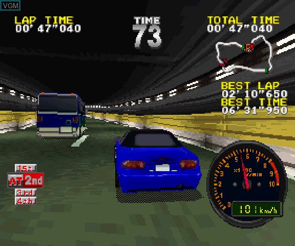 Image in-game du jeu Drift King - Shutokou Battle '97 sur Sega Saturn