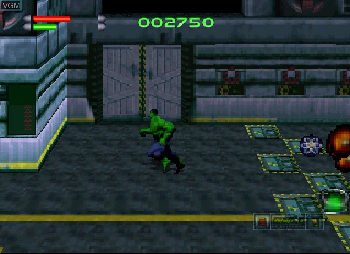 Image in-game du jeu Incredible Hulk, The - The Pantheon Saga sur Sega Saturn