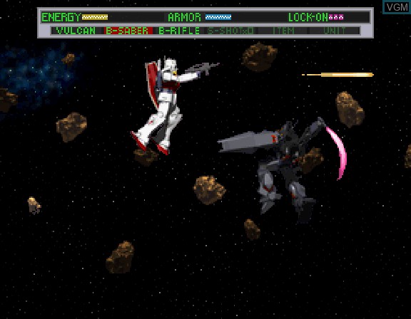 Image in-game du jeu Kidou Senshi Z Gundam - Kouhen Uchuu o Kakeru sur Sega Saturn