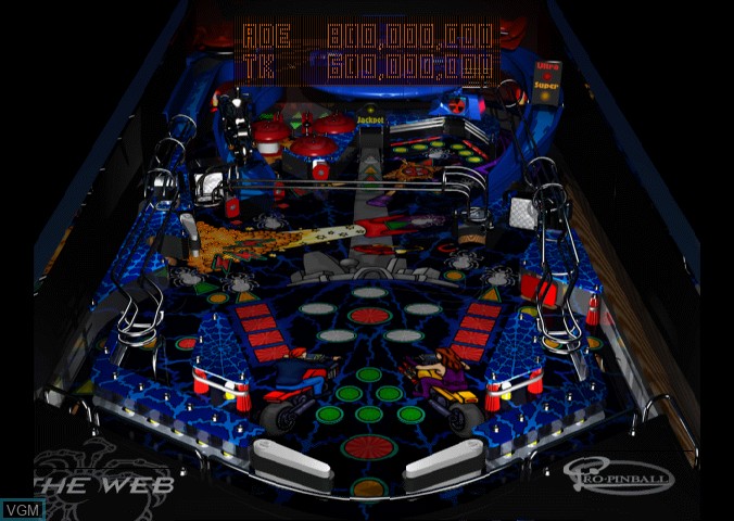 Image in-game du jeu Pro Pinball - The Web sur Sega Saturn