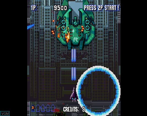 Image in-game du jeu Sonic Wings Special sur Sega Saturn