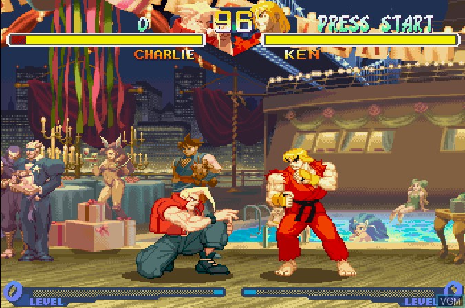 Image in-game du jeu Street Fighter Alpha 2 sur Sega Saturn