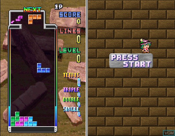 Image in-game du jeu Tetris Plus sur Sega Saturn