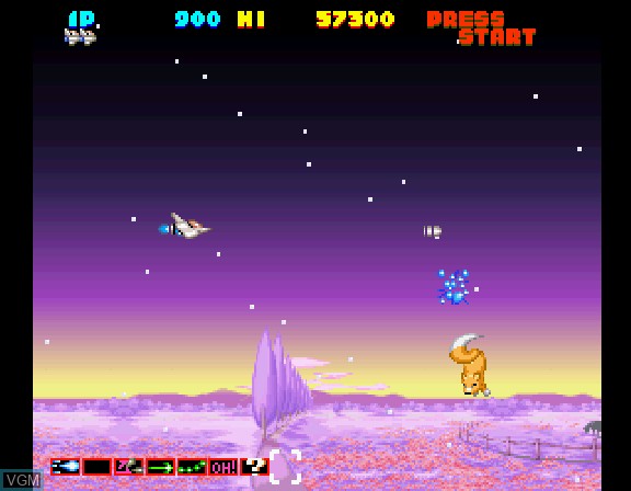 Image in-game du jeu Sexy Parodius sur Sega Saturn