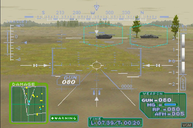 Image in-game du jeu GunGriffon sur Sega Saturn