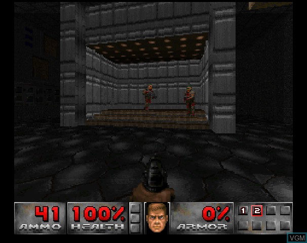 Image in-game du jeu DOOM sur Sega Saturn
