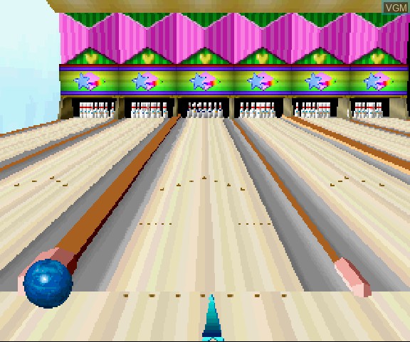 Image in-game du jeu Star Bowling, The sur Sega Saturn