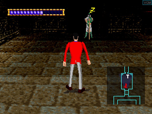 Image in-game du jeu Lupin Sansei - Pyramid no Kenja sur Sega Saturn