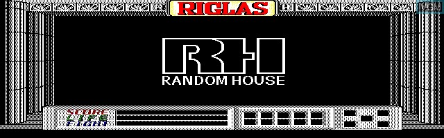 Image de l'ecran titre du jeu Riglas sur Sharp X1