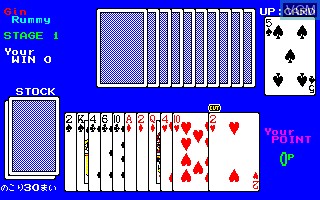 Image in-game du jeu Card Games sur Sharp X1