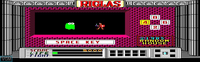 Image in-game du jeu Riglas sur Sharp X1