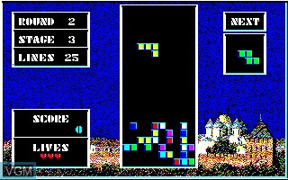 Image in-game du jeu Tetris sur Sharp X1
