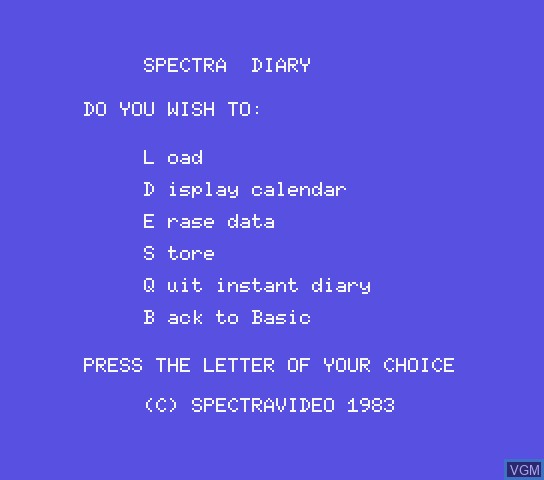 Spectra Diary