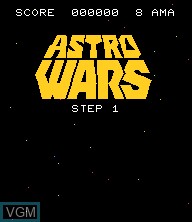 Image du menu du jeu Astro Wars - Invaders from Space sur Epoch S. Cassette Vision