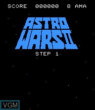 Image du menu du jeu Astro Wars 2 - Battle in Galaxy sur Epoch S. Cassette Vision