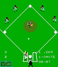 Image in-game du jeu Super Baseball sur Epoch S. Cassette Vision