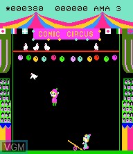Image in-game du jeu Comic Circus sur Epoch S. Cassette Vision