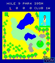 Image in-game du jeu Super Golf sur Epoch S. Cassette Vision