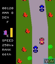Image in-game du jeu Wheelie Racer sur Epoch S. Cassette Vision