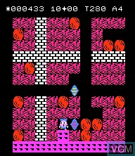 Image in-game du jeu Boulder Dash sur Epoch S. Cassette Vision