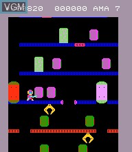 Image in-game du jeu Elevator Fight sur Epoch S. Cassette Vision